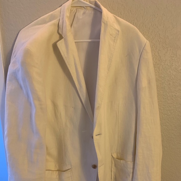 LAUREN BY RALPH LAUREN WHITE MENS BLAZER - Picture 2 of 5